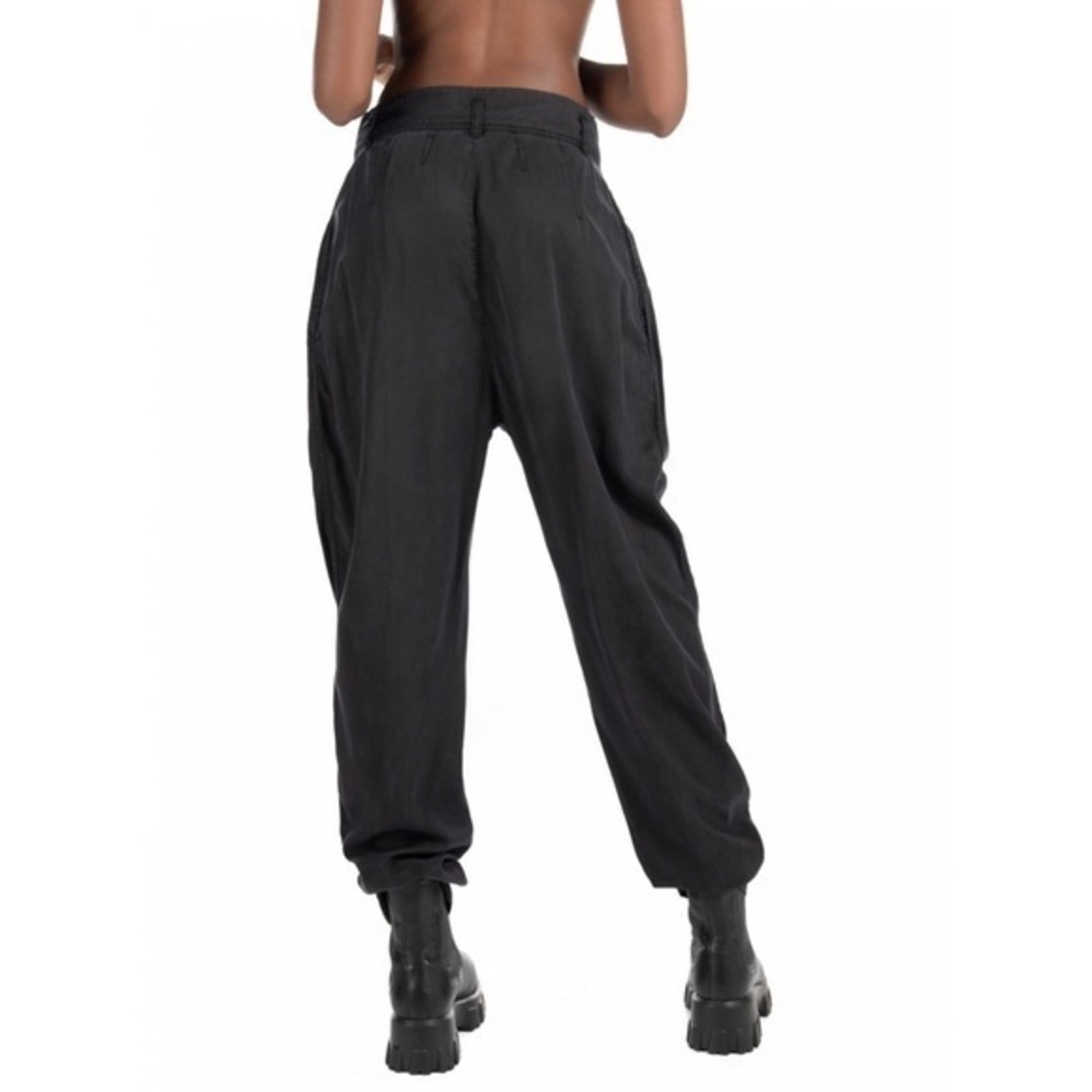 Free People Run Wild Trouser Pants Black Size 2 - Picture 4 of 5
